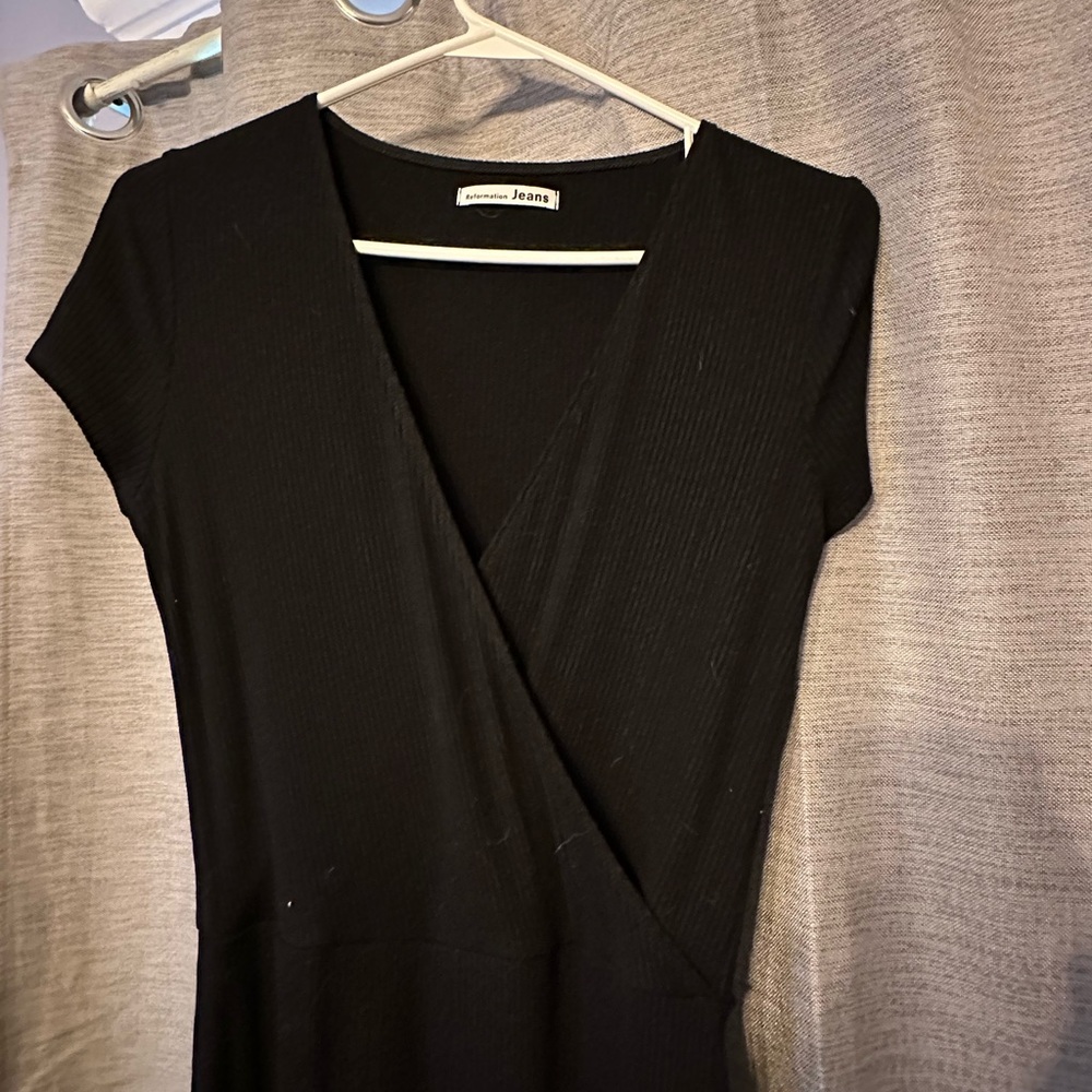 Black reformation jumpsuit